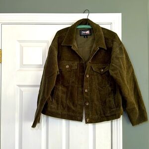 Indigo Saints dark green corduroy jacket size L